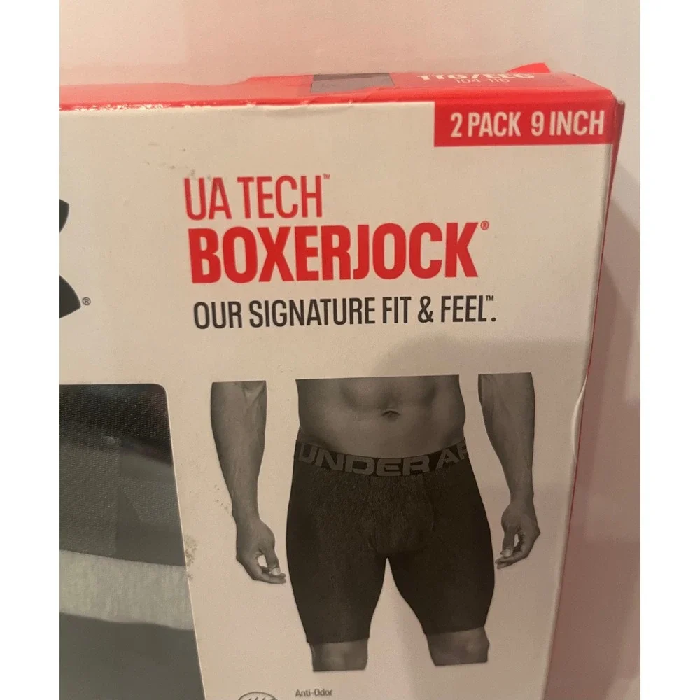 Under Armour 2 Pair Tech BoxerJock Anti-Odor Breathable‎ Mesh Fly 9